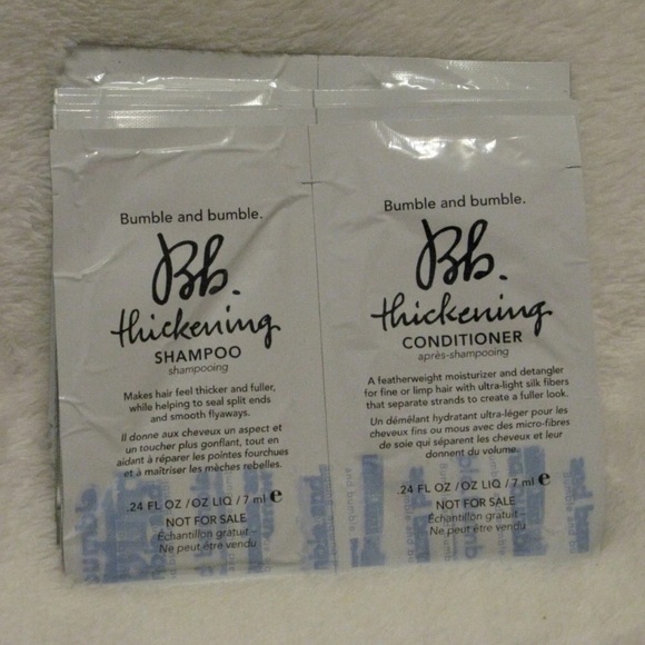 Bumble & Bumble 39 Piece Sample Travel Lot Invisible Oil, Repair Mask, Shampoo - Picture 7 of 8